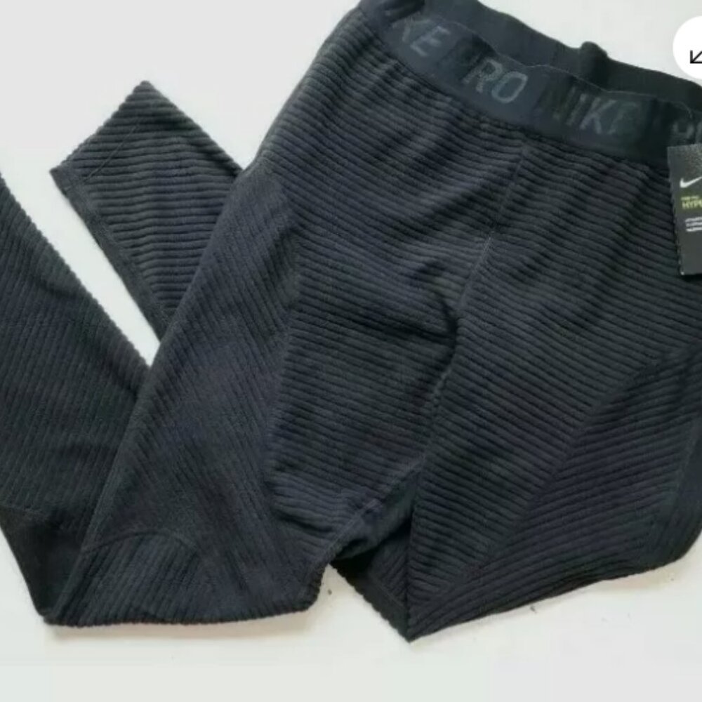 Nike Pro Hyperwarm Women’s  Velour Training Tights Black XL